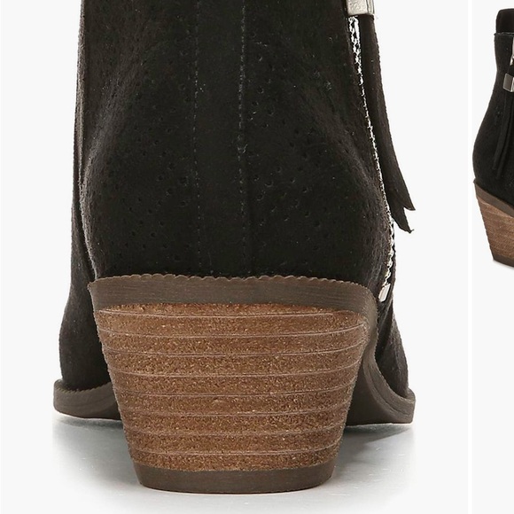Dr. Scholl's Black Suede Ankle Boots - Picture 9 of 14